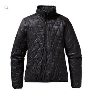 Patagonia | Black Quilted Halfzip Jacket | Size Medium